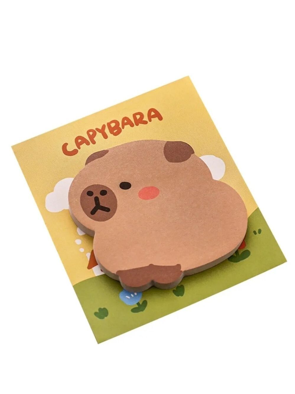 2/$10 Capybara Brown Sticky Notes Style 1 Set